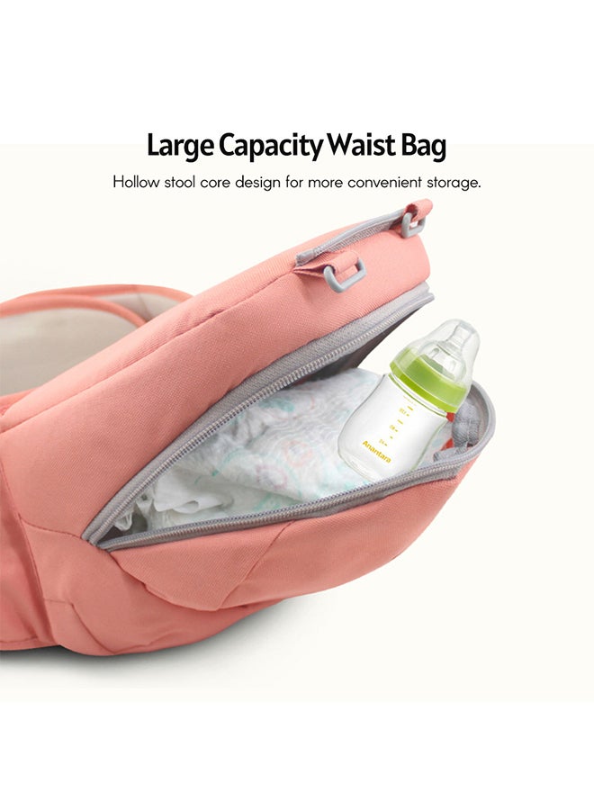 insular Multifunctional 3-In-1 Baby Carrier With Hip Seat Lumbar Support Waist Stool  - Image 4