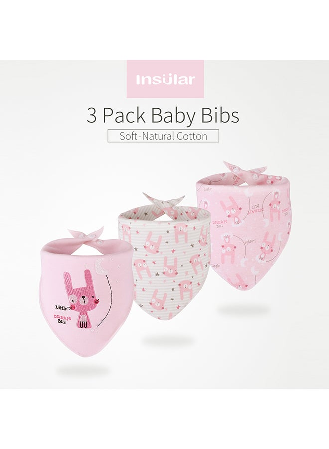 انسولار طقم مرايل فائقة النعومة مصنوعة من القطن مكون من 3 قطع - Image 2