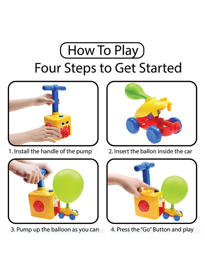 UKR Aerodynamic Air Pressure Power Car Multicolour - Image 2