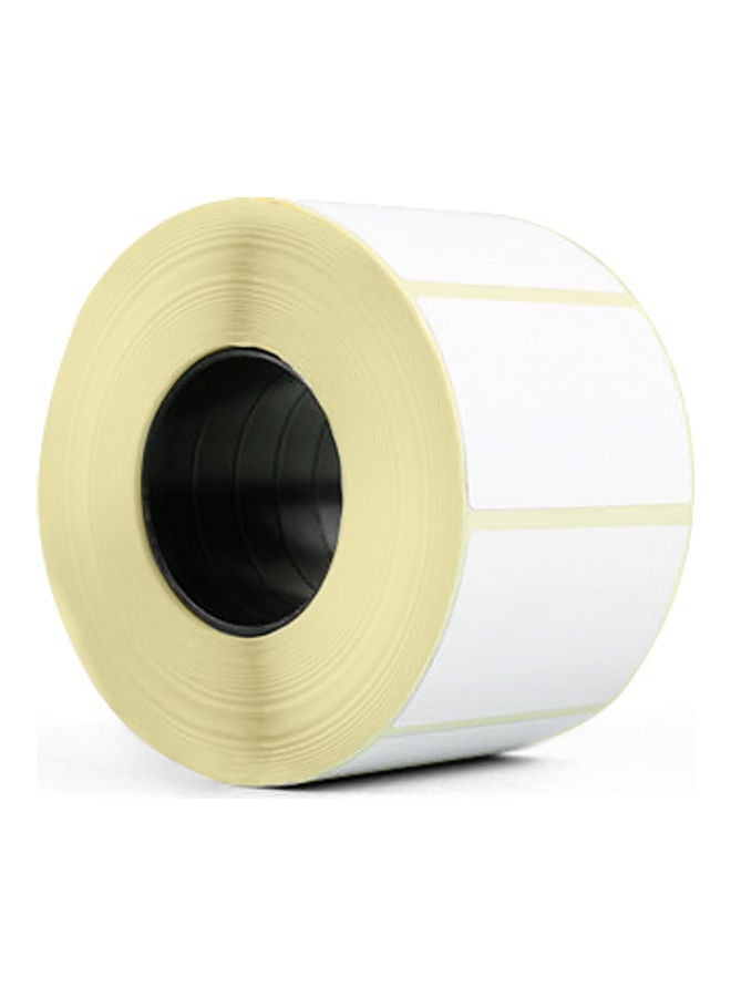 POSTECH 1000-Piece Barcode Label Roll White - Image 2