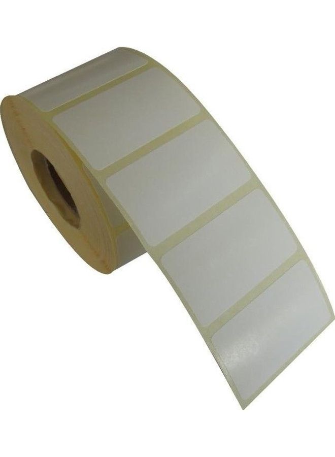 POSTECH 1000-Piece Barcode Label Roll White - Image 1