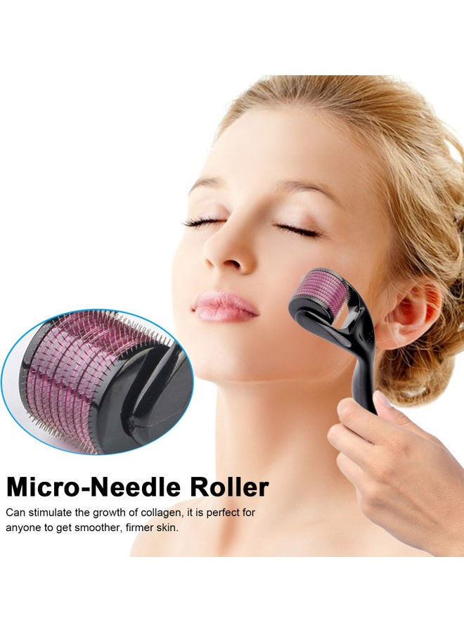Micro-Needle Roller with 540-Needles Black/Pink - Image 4