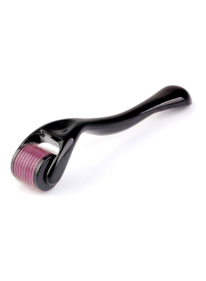 Micro-Needle Roller For Hair Regrowth and Beard Growth Black/Pink - Image 1