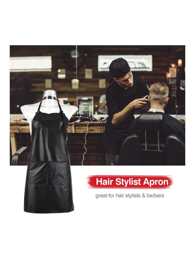 مريلة لصالون الحلاقة أسود - Image 4