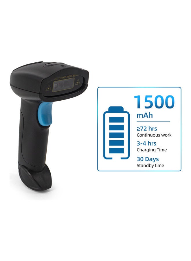Generic 1D 2D Handheld Barcode Scanner Black  - Image 3