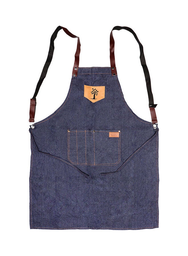 مئزر صالون تصفيف الشعر. أزرق. - Image 1