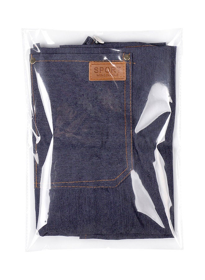 مئزر صالون تصفيف الشعر. أزرق. - Image 3