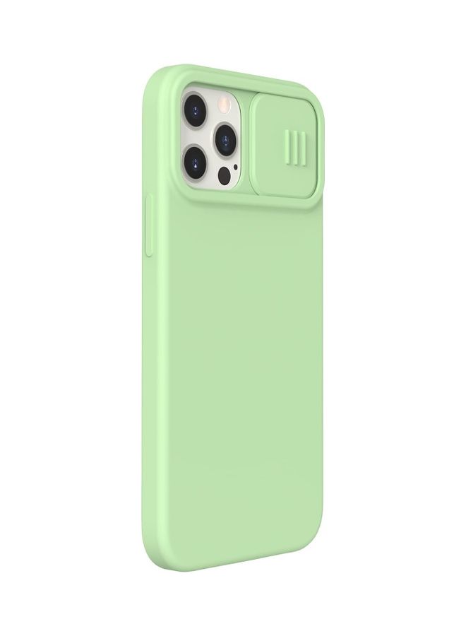 Nillkin Camshield Silky Magnetic Silicone Case For Apple Iphone 12/12 Pro Matcha Green - Image 2