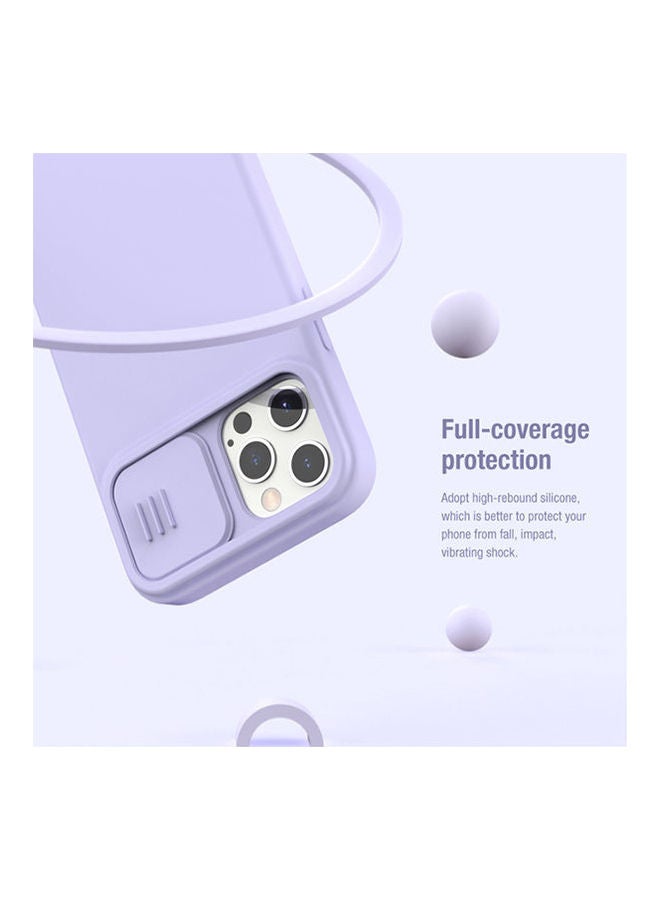 Nillkin - CamShield Silky Magnetic Silicone Case For Apple iPhone 12 Pro Max - purple - Image 1