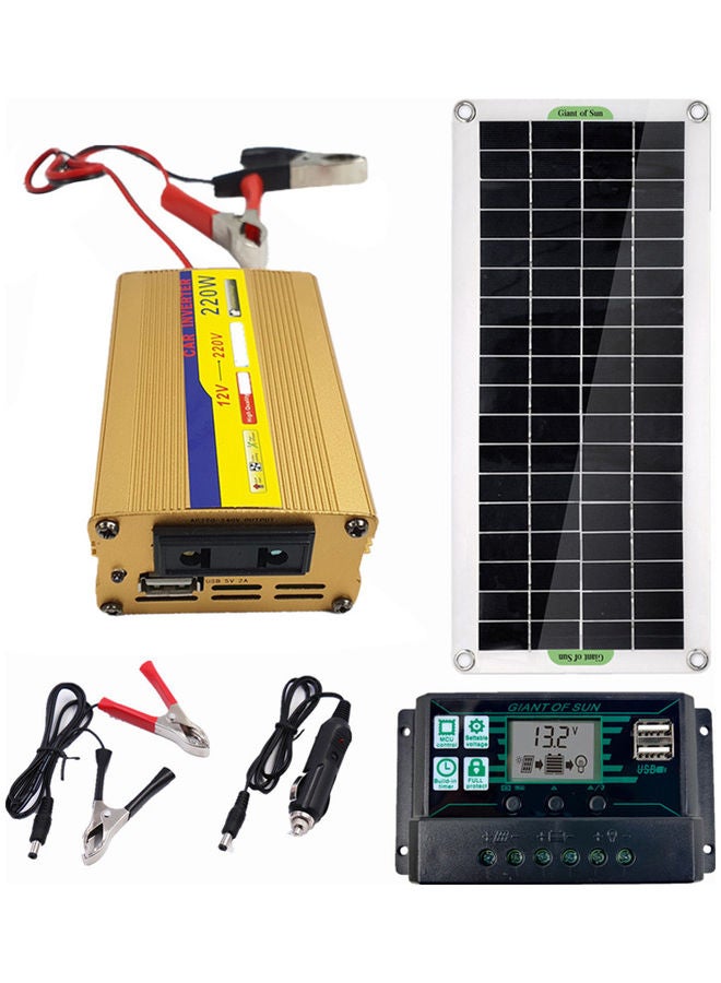لوح طاقة شمسية للطوارئ يستخدم في الأماكن الخارجية متعدد الألوان - Image 1