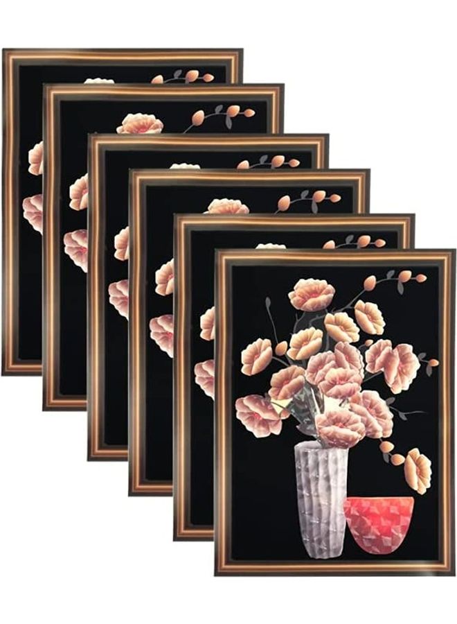 6-Pack Removable Flower Wall Sticker Adhesive Decal Wallpaper Home Decoration Multicolour - Image 3
