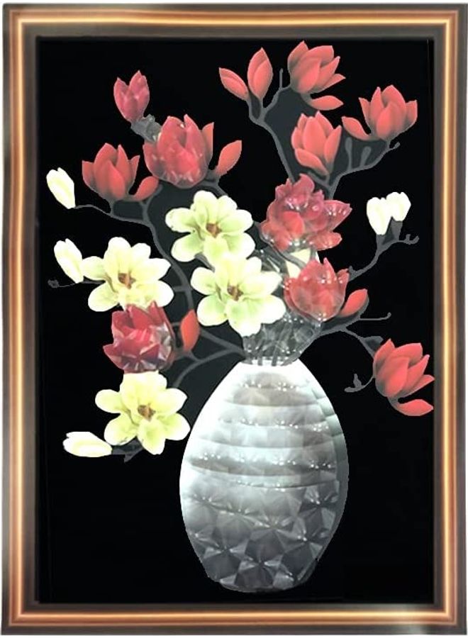 6-Pack Removable Flower Wall Sticker Adhesive Decal Wallpaper Home Decoration Multicolour - Image 1