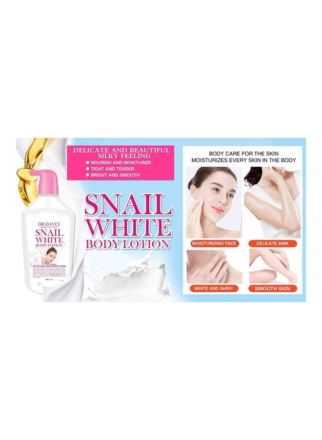 دكتور دافي لوشن للجسم سنايل أبيض 600ملليلتر - Image 2
