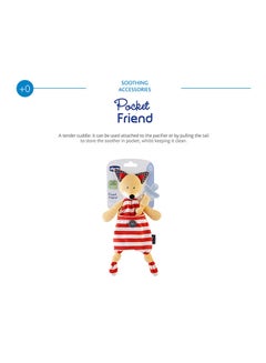 Chicco Pocket Friend Fox Soother Holder, 0m+  - Image 3