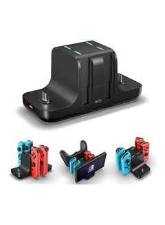 6-In-1 Charging Station For Nintendo Switch Joy-Con Controllers - Wireless