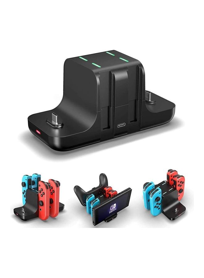 AMJ - 6-In-1 Charging Station For Nintendo Switch Joy-Con Controllers - Wireless - Image 1
