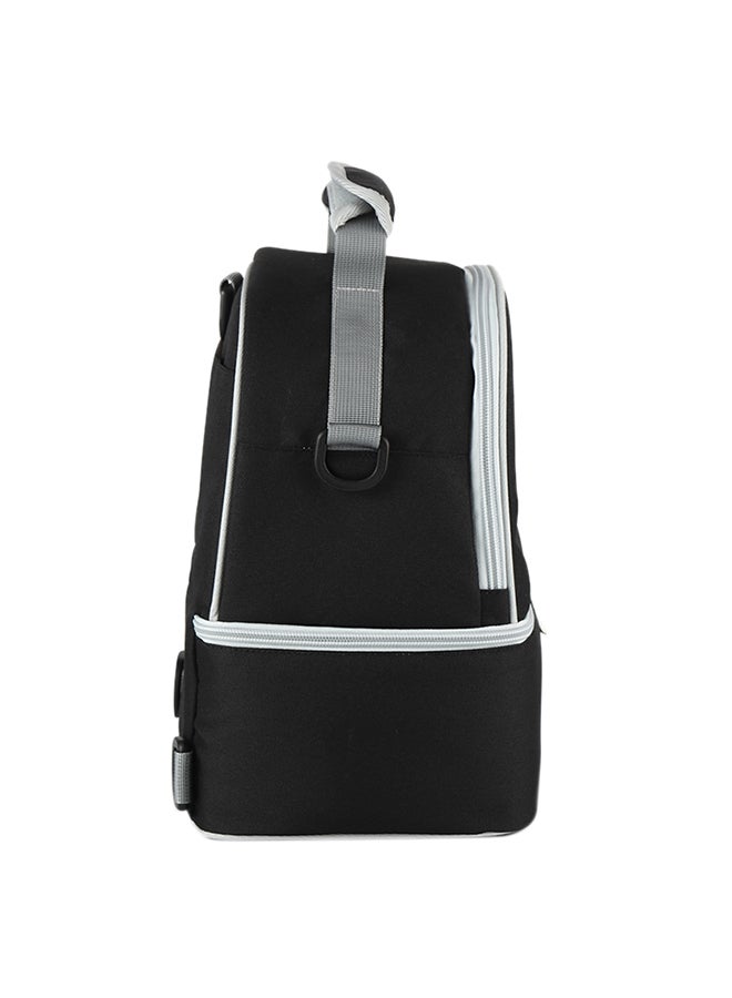 انسولار حقيبة تبريد لحليب الأم بتصميم من 3 طبقات بسعة كبيرة لون أسود - Image 4