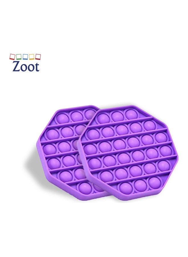 زوت لعبة فيدجيت بفقاعات يمكن الضغط عليها بتصميم شكل ثماني - Image 2