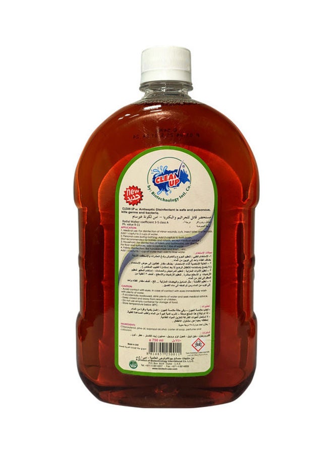 CLEAN UP Pack of 3 Antiseptic Disinfection Brown 750x3ml - Image 3