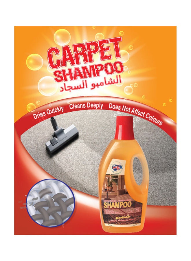 CLEAN UP Pack of 2 Carpet Shampoo Brown 2 x 1Liters - Image 4