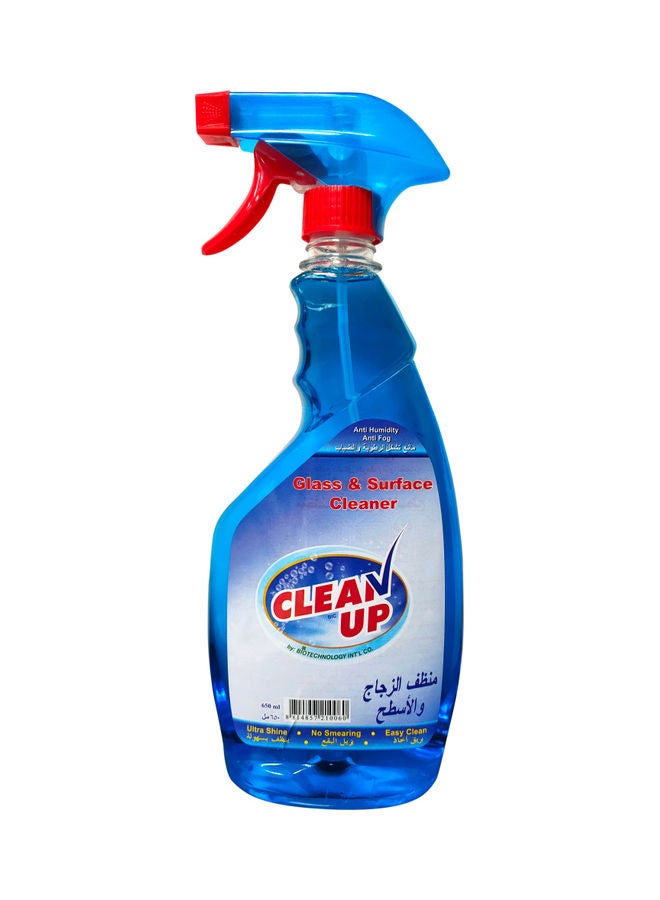 CLEAN UP Pack of 4 Glass Cleaner Blue 4 x 650ml - Image 2