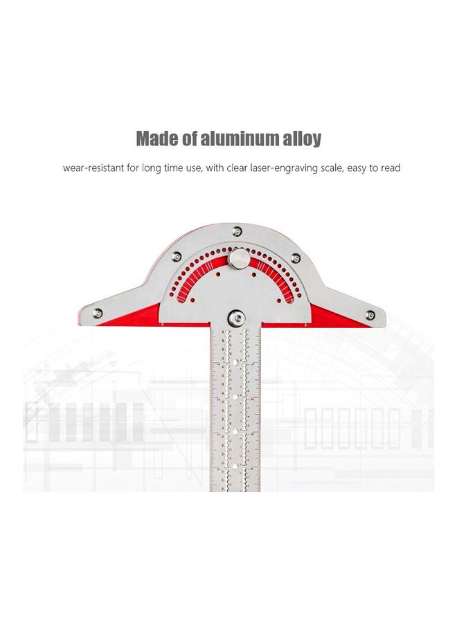 Multifunctional Measuring Ruler Silver - Image 4