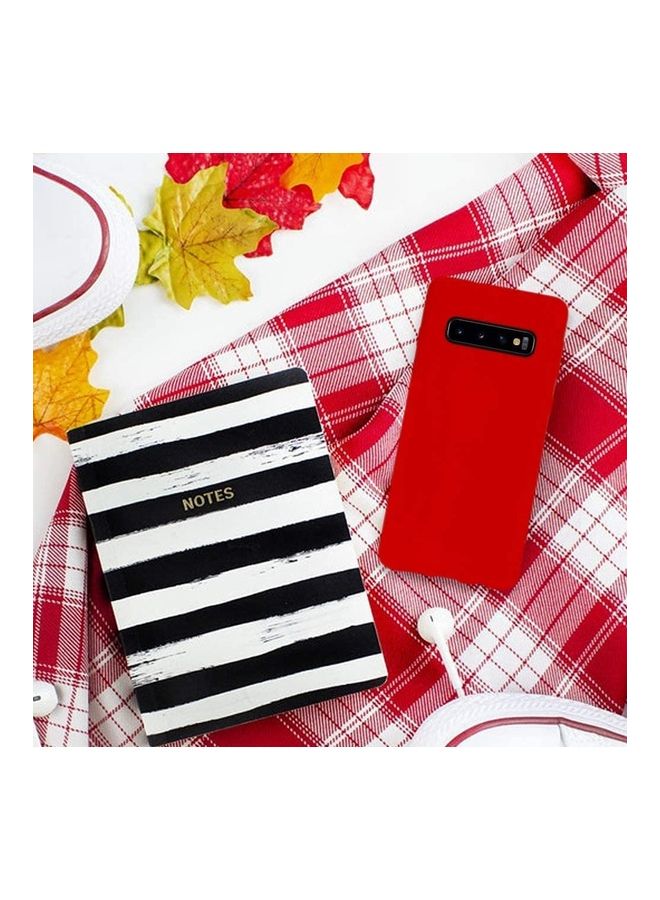 Captaintech Soft Silicone Anti Scratch Protective Case Cover for Samsung Galaxy S10 Red - Image 5