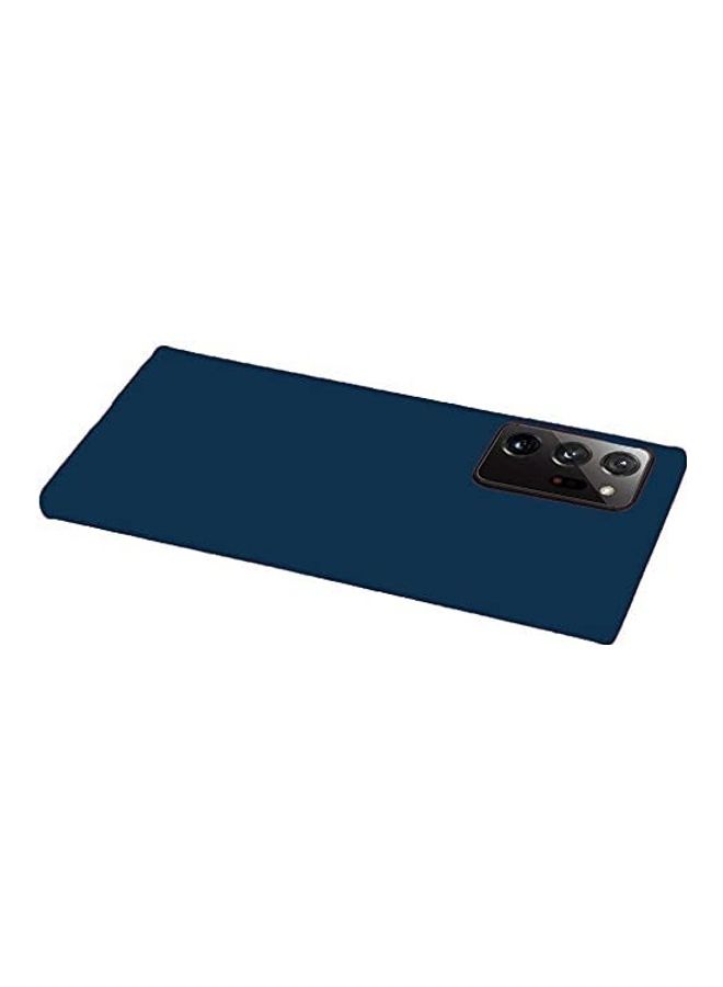 Captaintech Soft Silicone Anti Scratch Protective Case Cover for Samsung Galaxy Note 20 Blue - Image 2