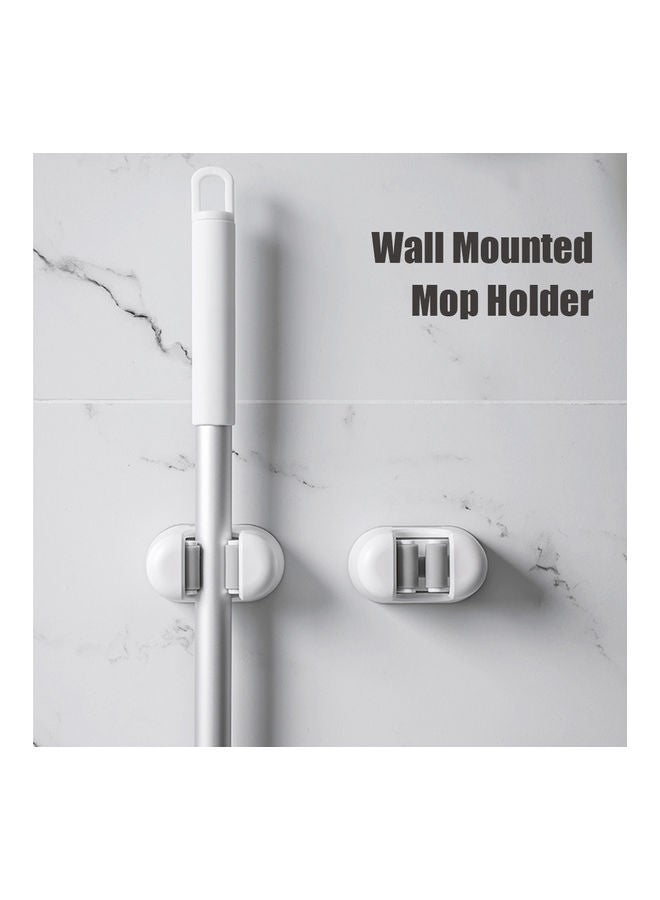 Generic Wall-Mounted Mop Holder White  - Image 3