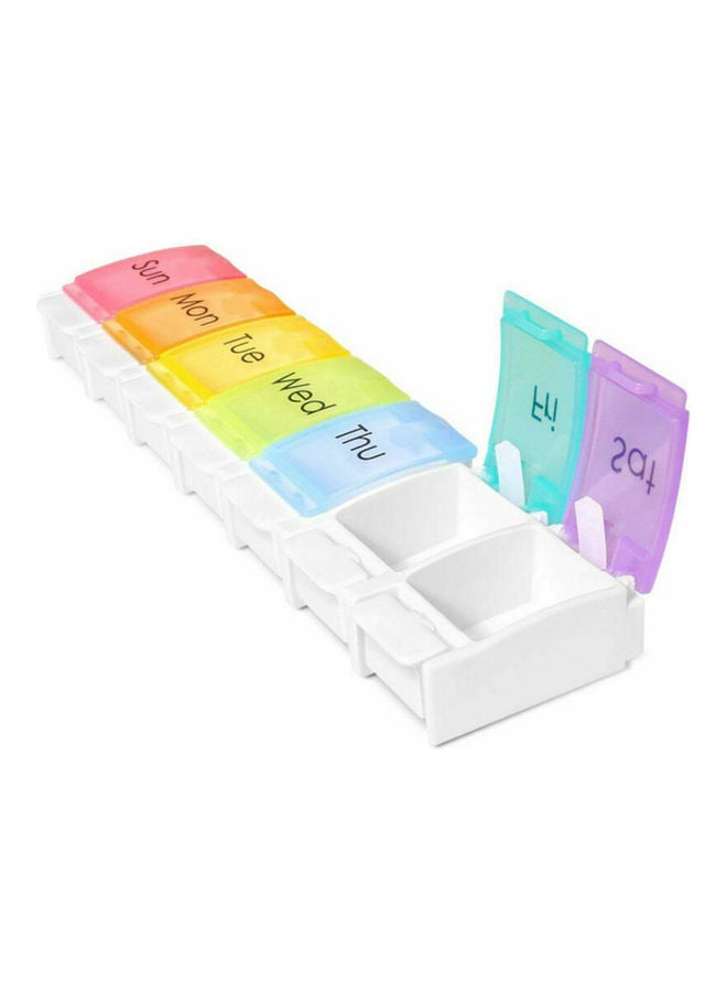 Generic Weekly Medicine Organizer Multicolor  - Image 1