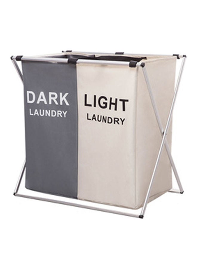 Generic Dirty Clothes Storage Basket White/Grey  - Image 1