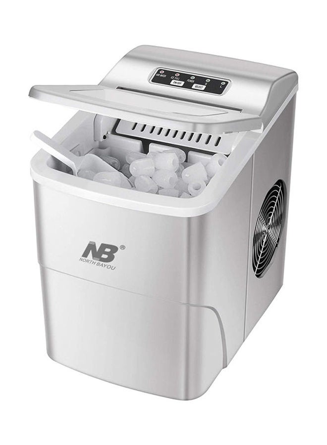 NB NORTH BAYOU - Countertop Ice Maker Machine 0.7 L 100.0 W HZB-12/B Silver - Image 1
