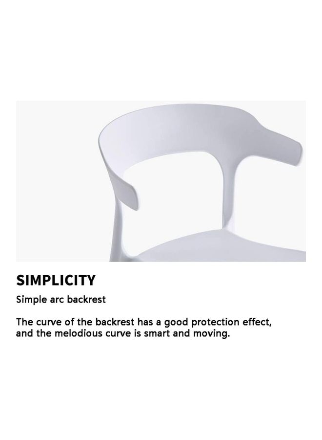 Mahmayi 4-Piece Modern Dining Chairs Set Black - Image 2