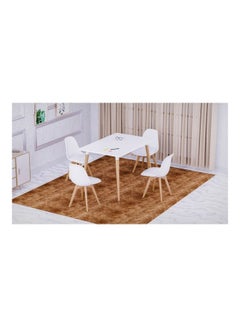 5-Piece Cenare Dining Table With Chair Set White - v1629114739/N50137075A_2