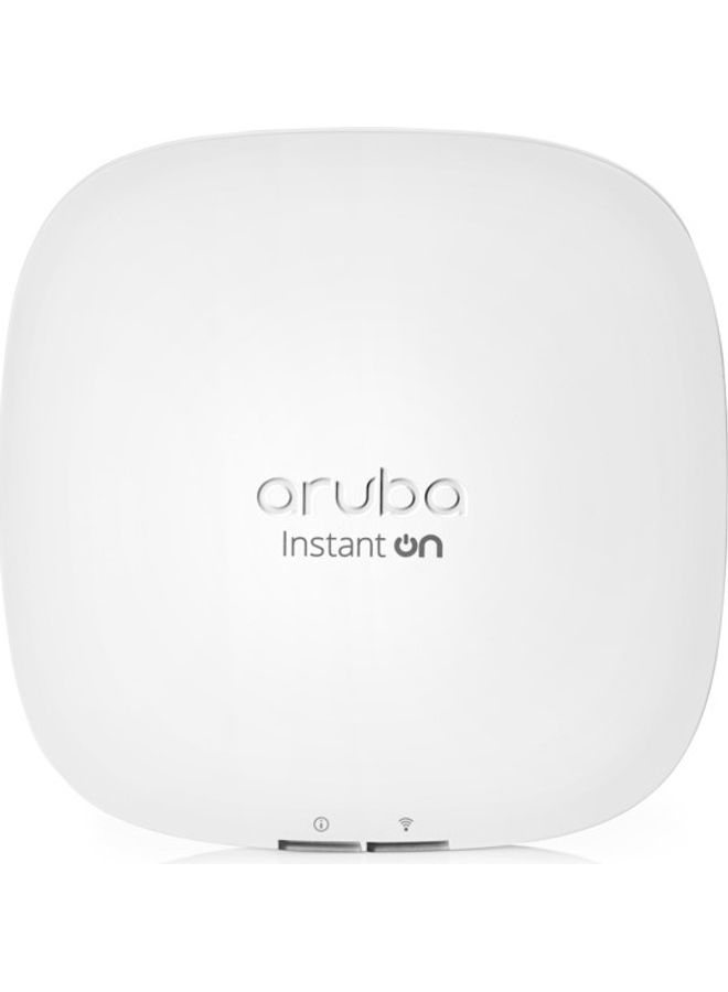 Aruba - Instant On AP22 Indoor Access Point, TWT (Target Wake Time), Backward-compliant, For Boutique hotels, independent schools, restaurants, professional offices | R4W02A White - Image 1