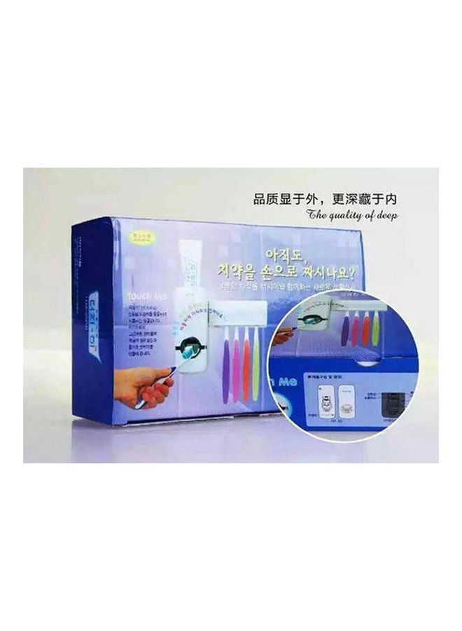 Toothpaste Dispenser & Brush Holder Multicolour 14*10*7cm - Image 2
