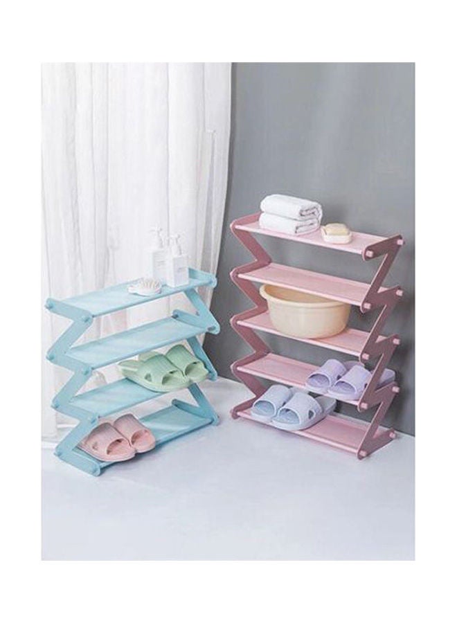 Generic Shoe Organizer Zigzag - 4 Levels Multicolore 48x20cm  - Image 1