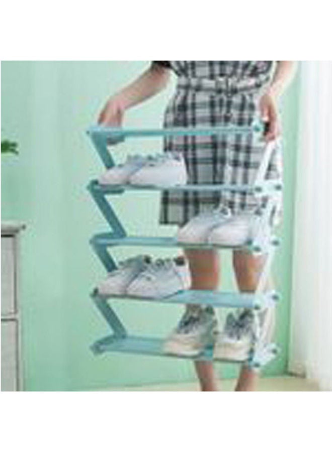 Generic Shoe Organizer Zigzag - 4 Levels Multicolore 48x20cm  - Image 3