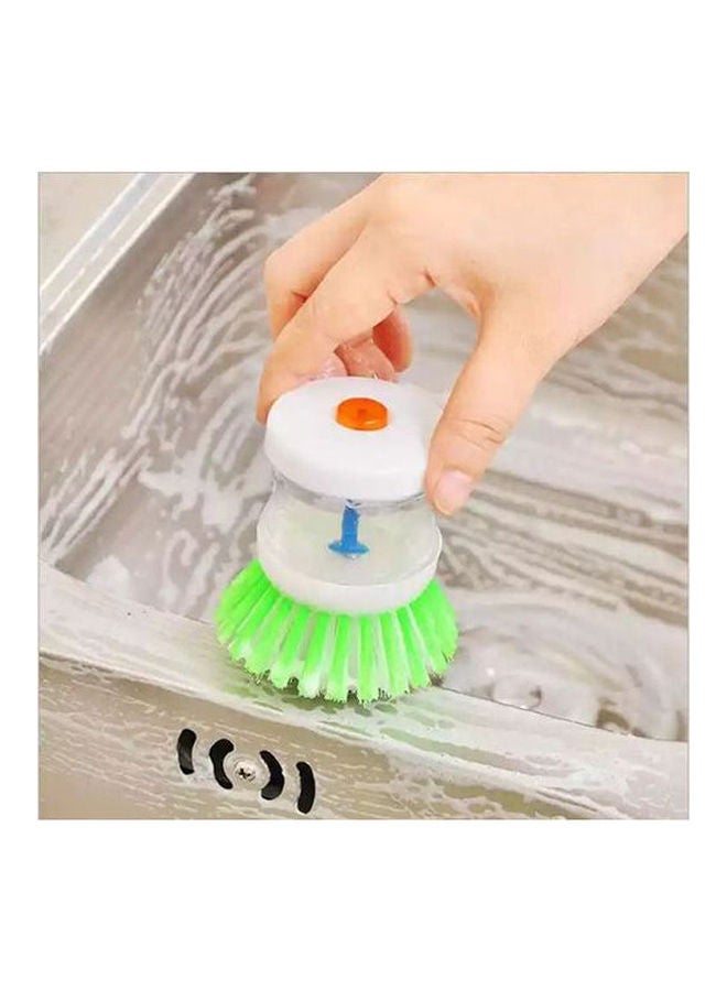 Generic Dish Brush With Soap Tank Multicolour  - Image 1