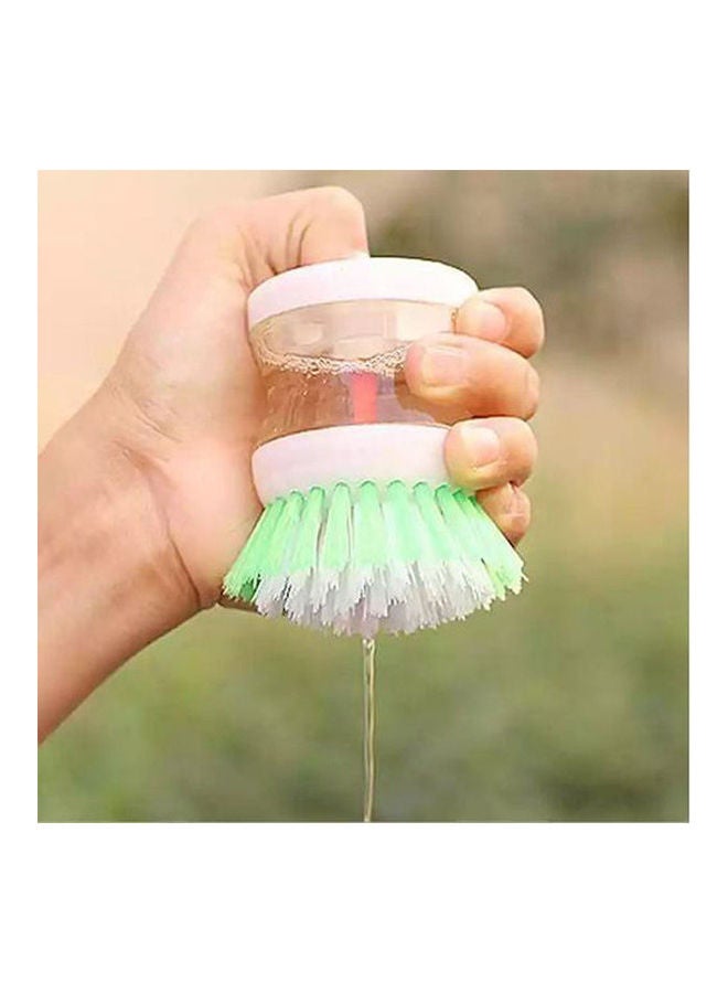 Generic Dish Brush With Soap Tank Multicolour  - Image 4