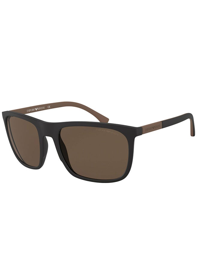 EMPORIO ARMANI Men's Square Sunglasses - Lens Size: 59mm
