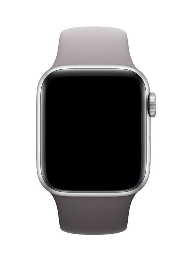 BGM Double Colors Silicone Watch Band for Apple Watch Series 3/2/1 38mm Light Grey - Image 3