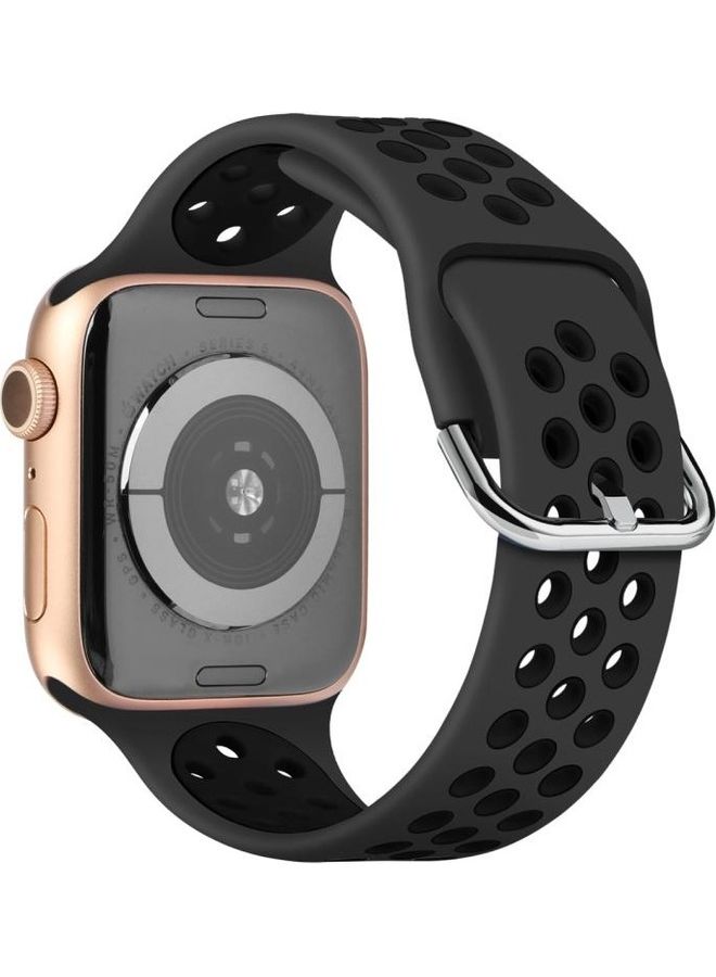 BGM Replacement Band for Apple Watch Series 1/2/3/4/5/6/SE 38/40mm Grey/Black - Image 1
