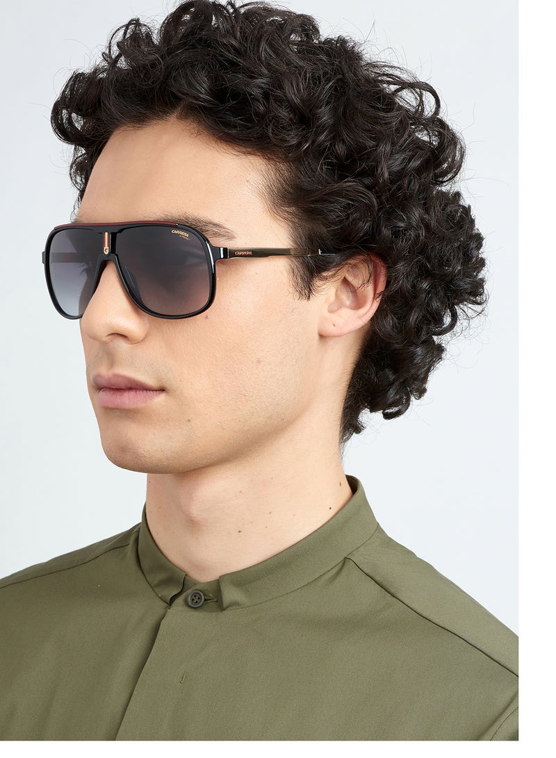 Carrera - Men's Rectangular Sunglasses - Lens Size : 62 mm - Image 1