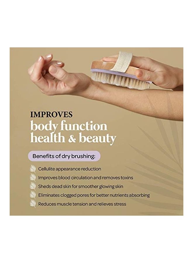 MainBasics Body Brush for Wet or Dry Skin Yellow - Image 4