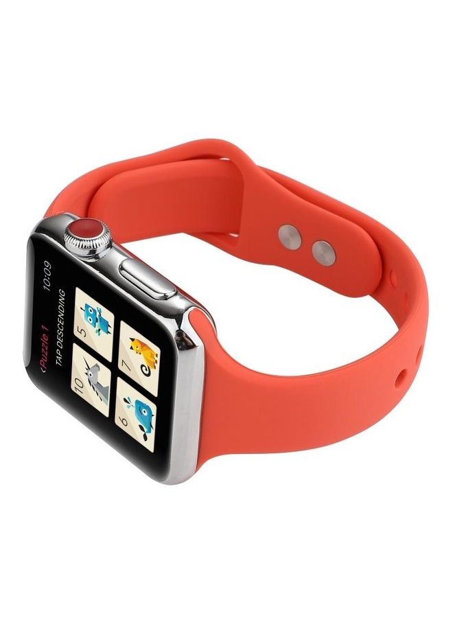 BGM Replacement Band for Apple Watch Series 1/2/3/4/5/6/SE 38/40mm Red - Image 5