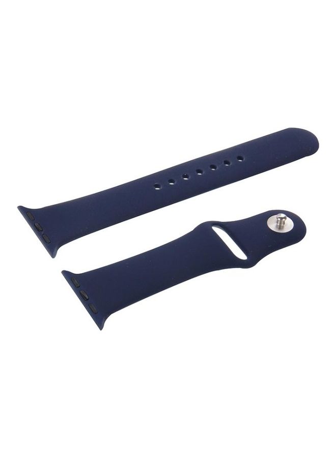 BGM Replacement Watchband For Apple Watch 42 mm Dark Blue - Image 2