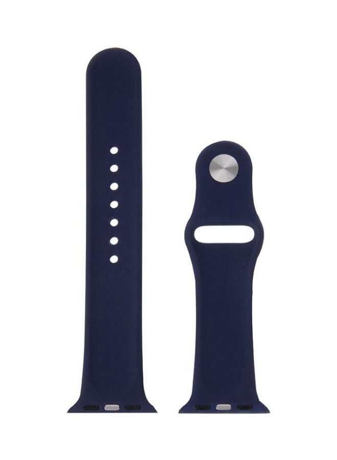 BGM Replacement Watchband For Apple Watch 42 mm Dark Blue - Image 3