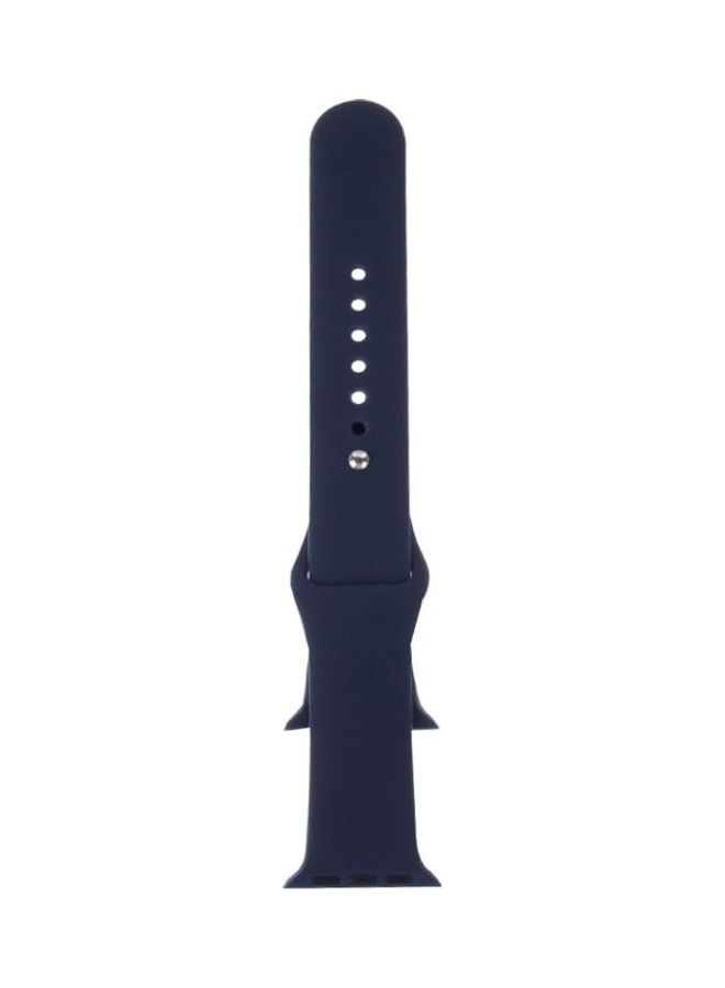 BGM Replacement Watchband For Apple Watch 42 mm Dark Blue - Image 4