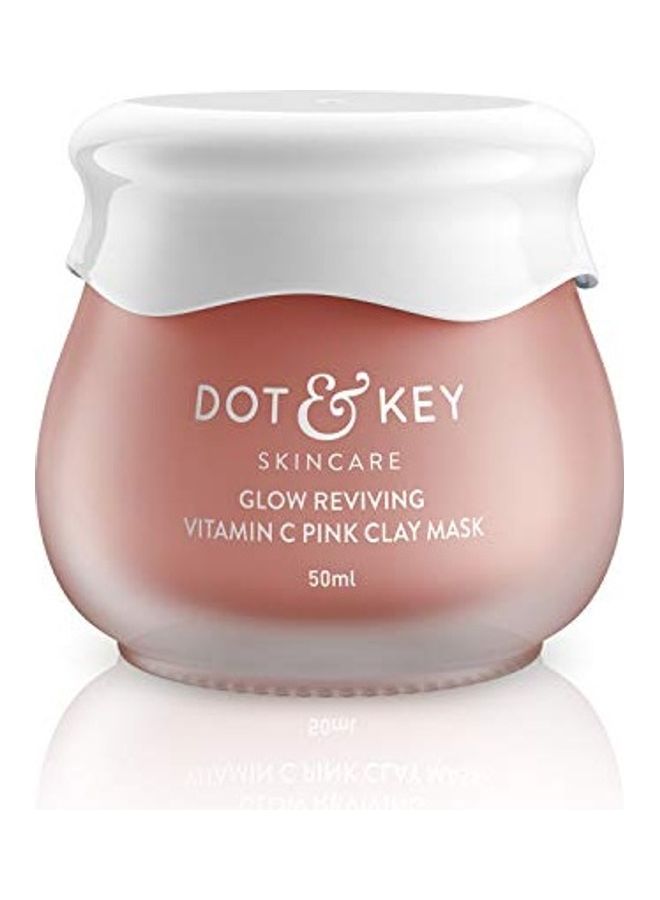 Dot & Key Glow Reviving Vitamin C Pink Clay Mask Pink 2.55905X3.74015X2.55905inch  - Image 1